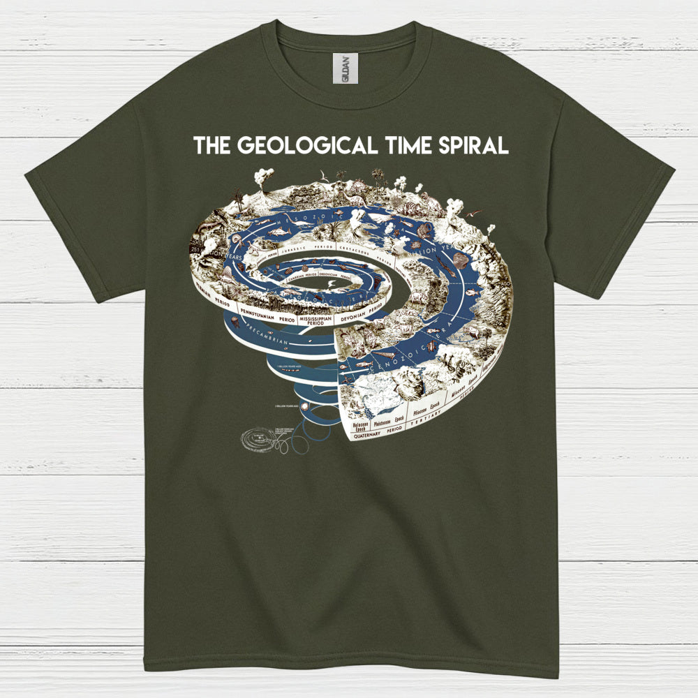 Geological Time Spiral T Shirt