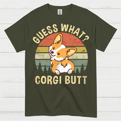 Guess What Corgi Butt T Shirt