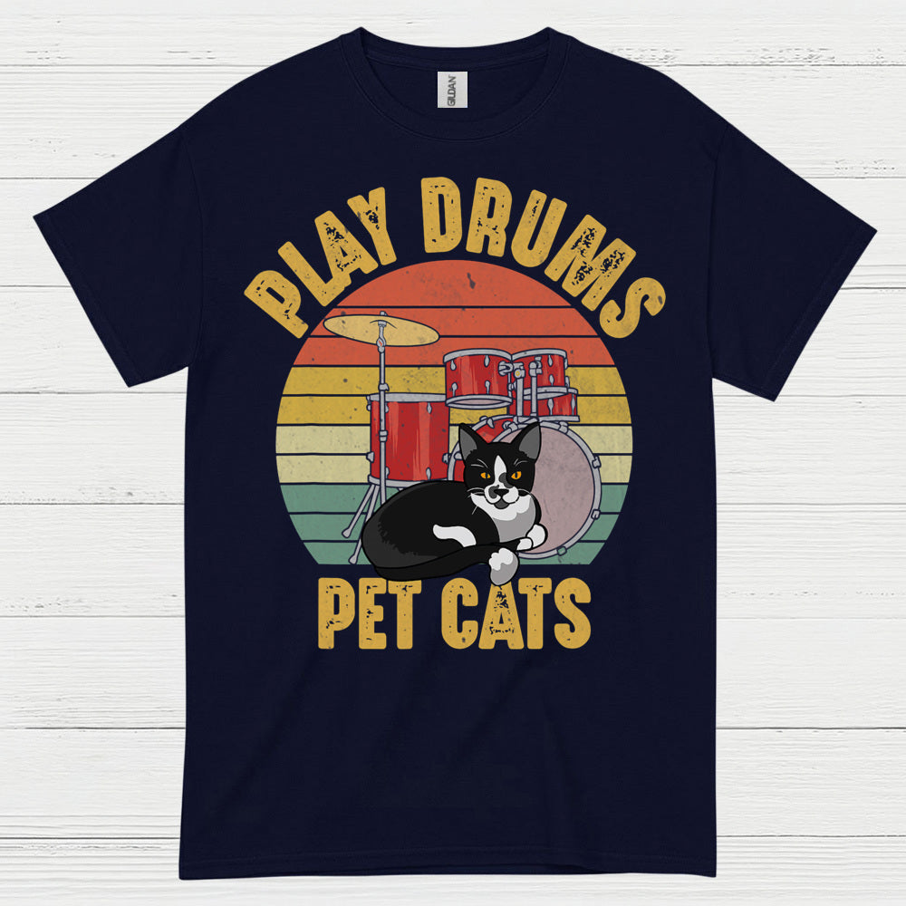 Cat Petter Drummer T Shirt