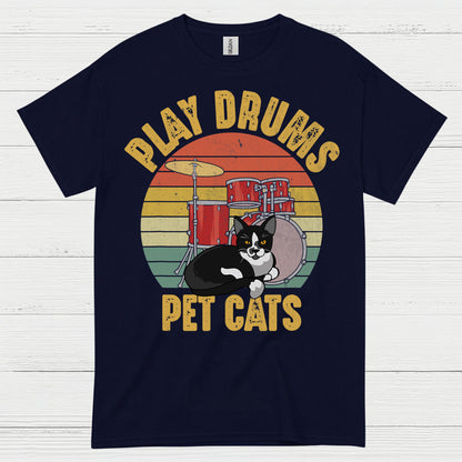 Cat Petter Drummer T Shirt