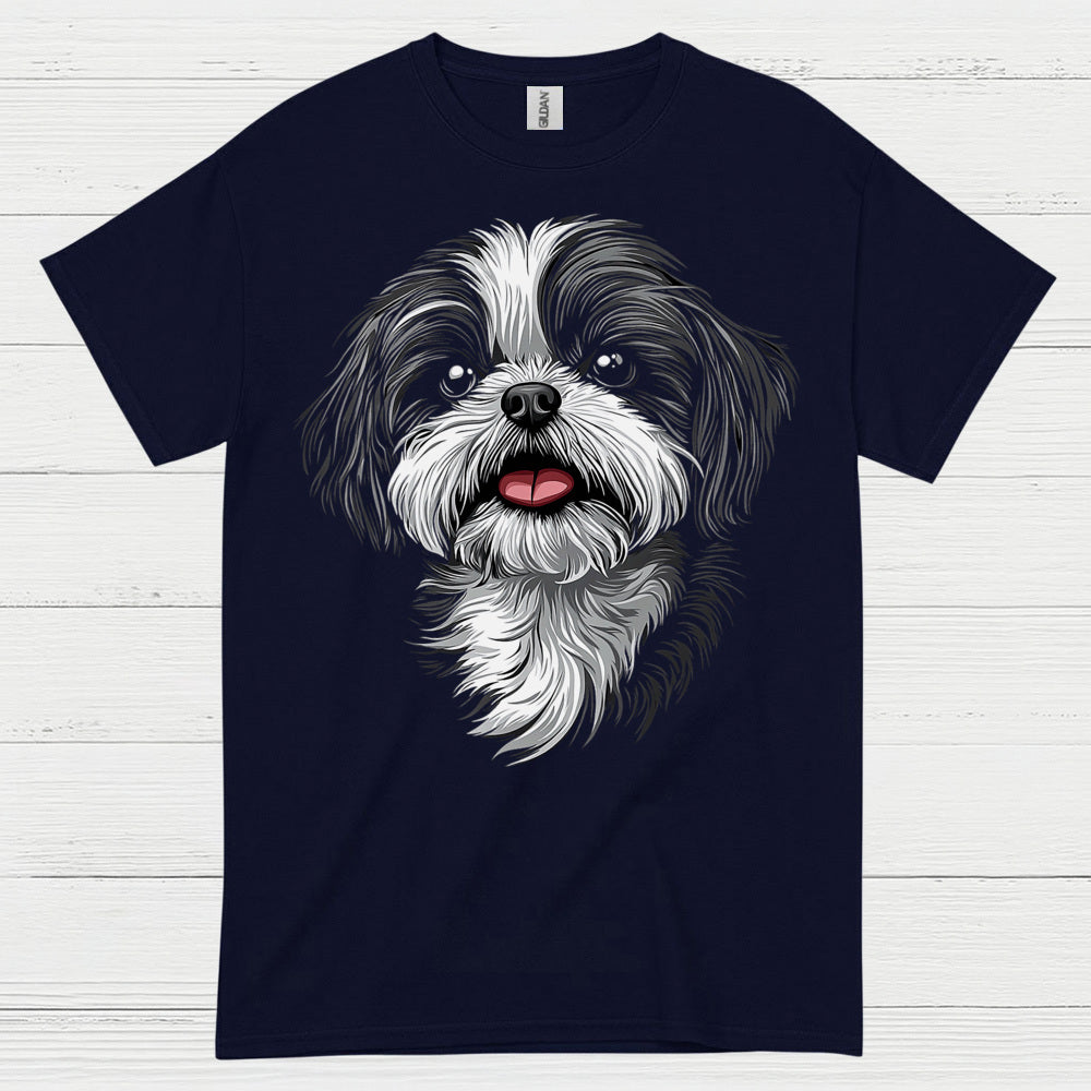 Cute Shih Tzu Portrait Graphic T Shirt