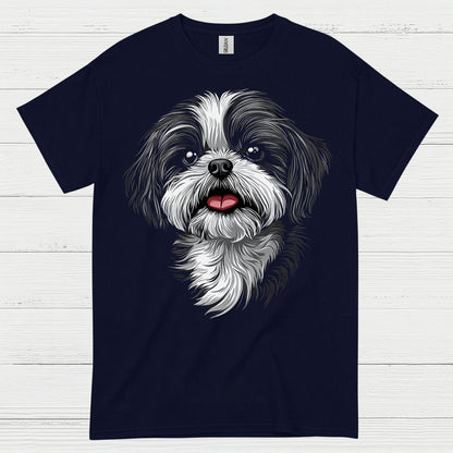 Cute Shih Tzu Portrait Graphic T Shirt