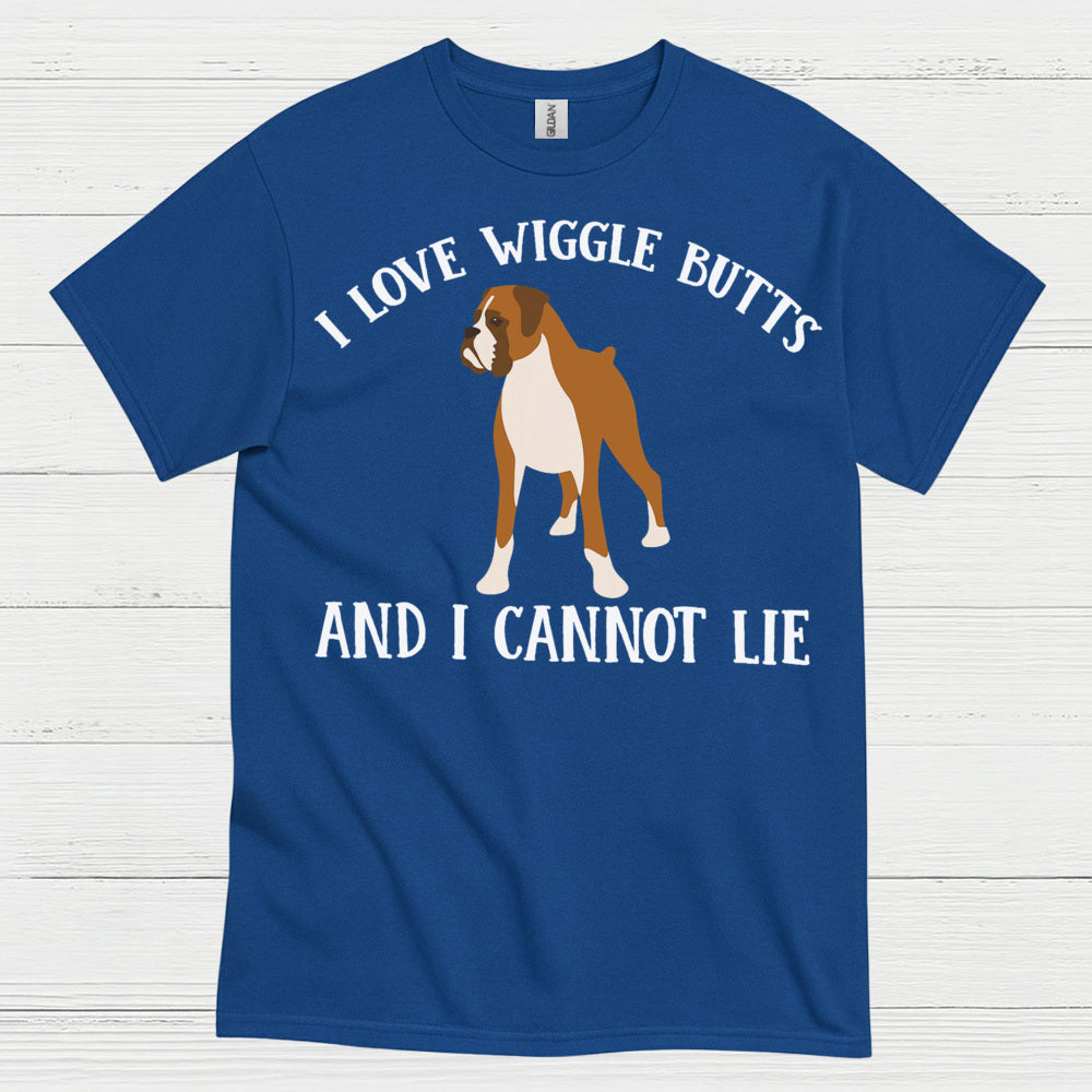 Wiggle Butt Boxer Lover T Shirt