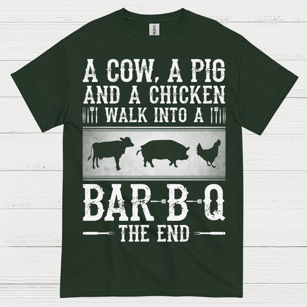 Cow Pig Chicken BarBQ T Shirt