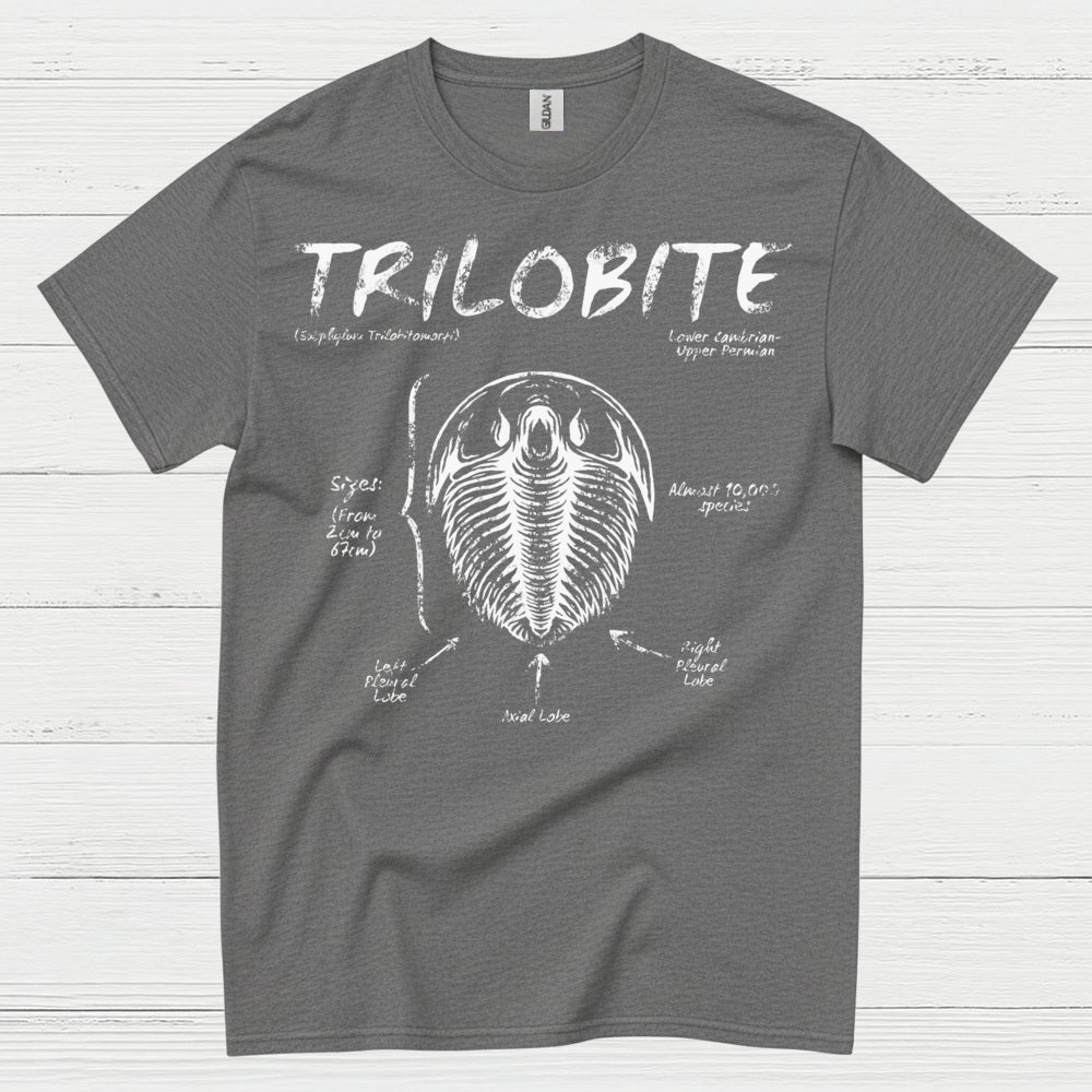 Trilobite Fossil Anatomy T Shirt