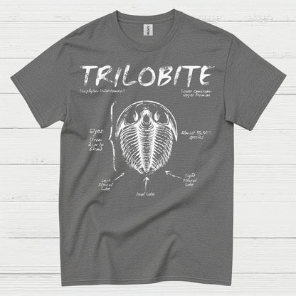 Trilobite Fossil Anatomy T Shirt