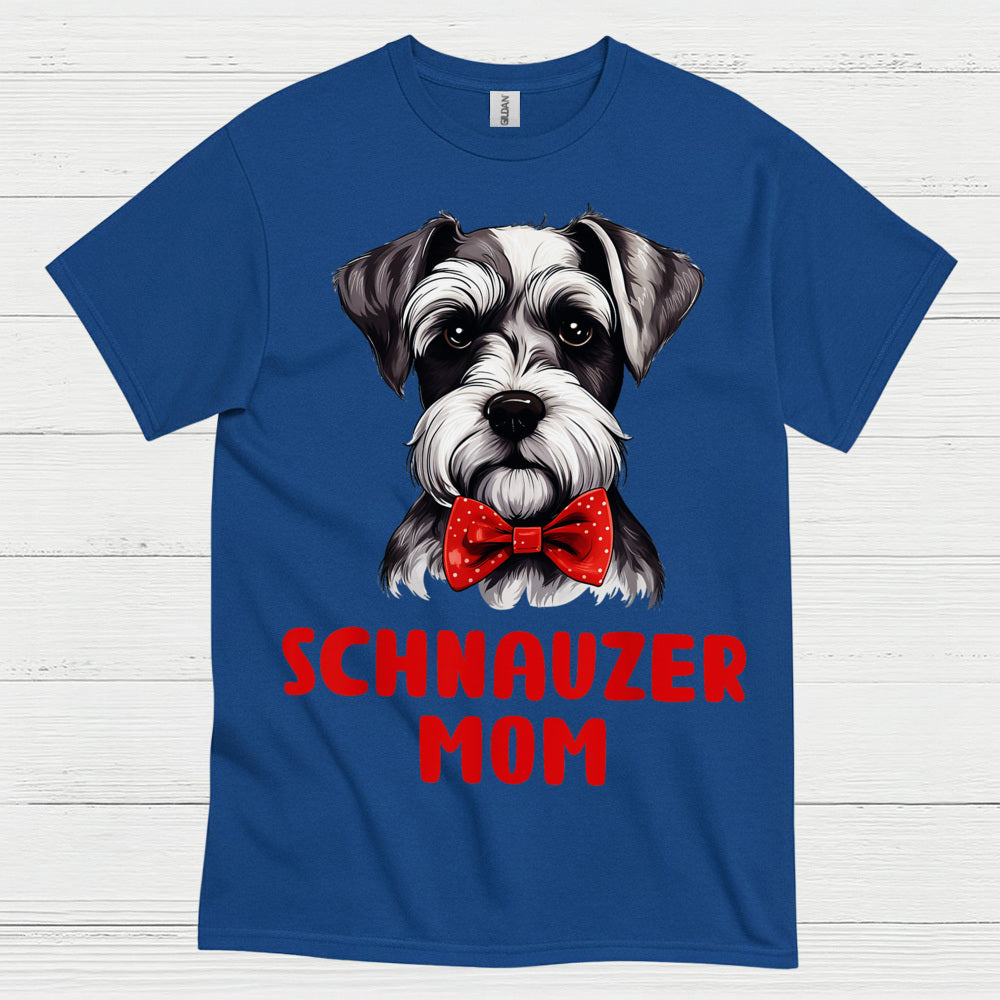 Schnauzer Mom Cute Dog Lover T Shirt