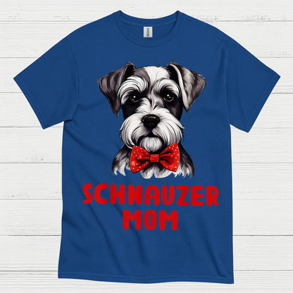 Schnauzer Mom Cute Dog Lover T Shirt