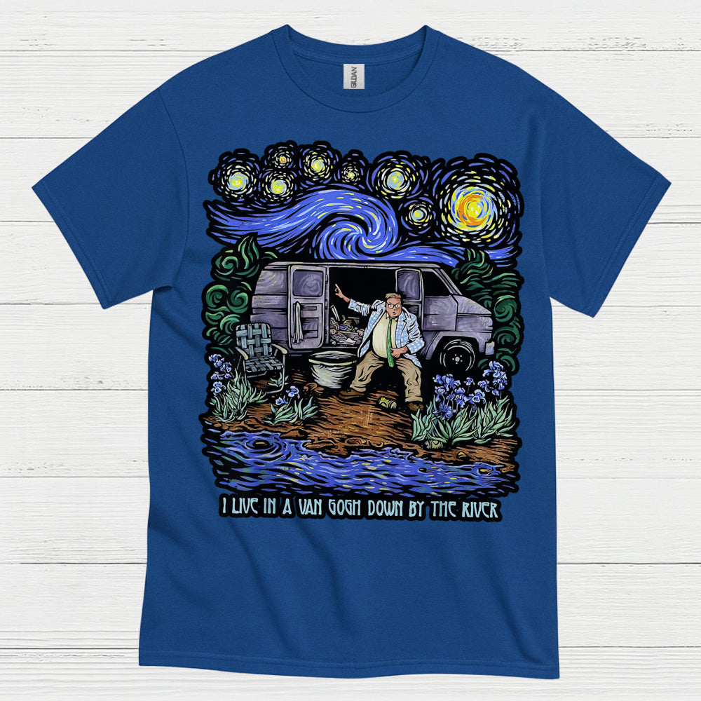 Van Life Humor Art T Shirt