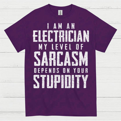 Electrician Sarcasm Level T Shirt