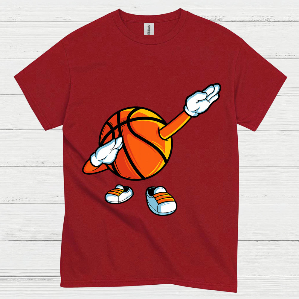 Dabbing Basketball Cartoon T Shirt