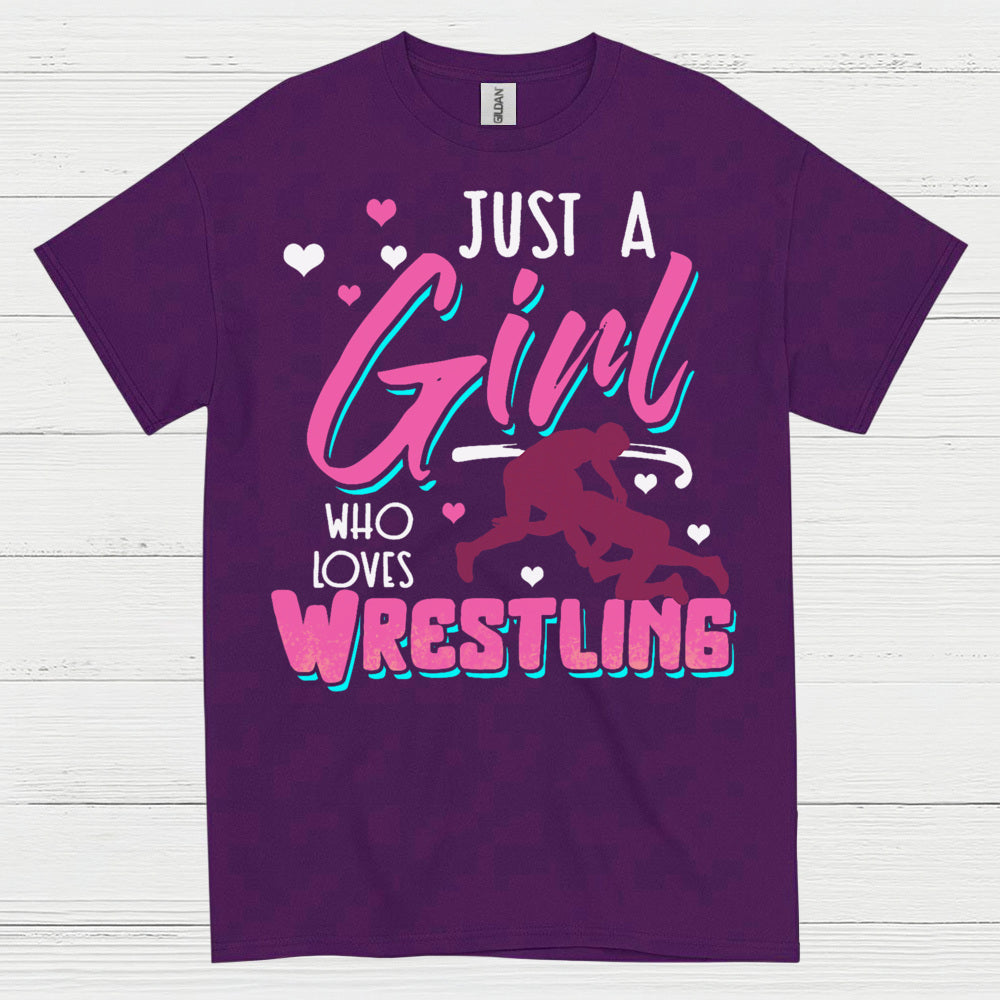 Girls Wrestling Pride Graphic T Shirt