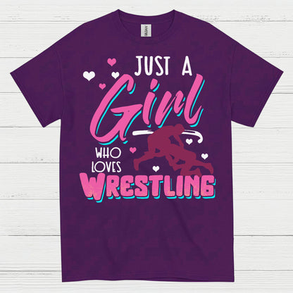 Girls Wrestling Pride Graphic T Shirt