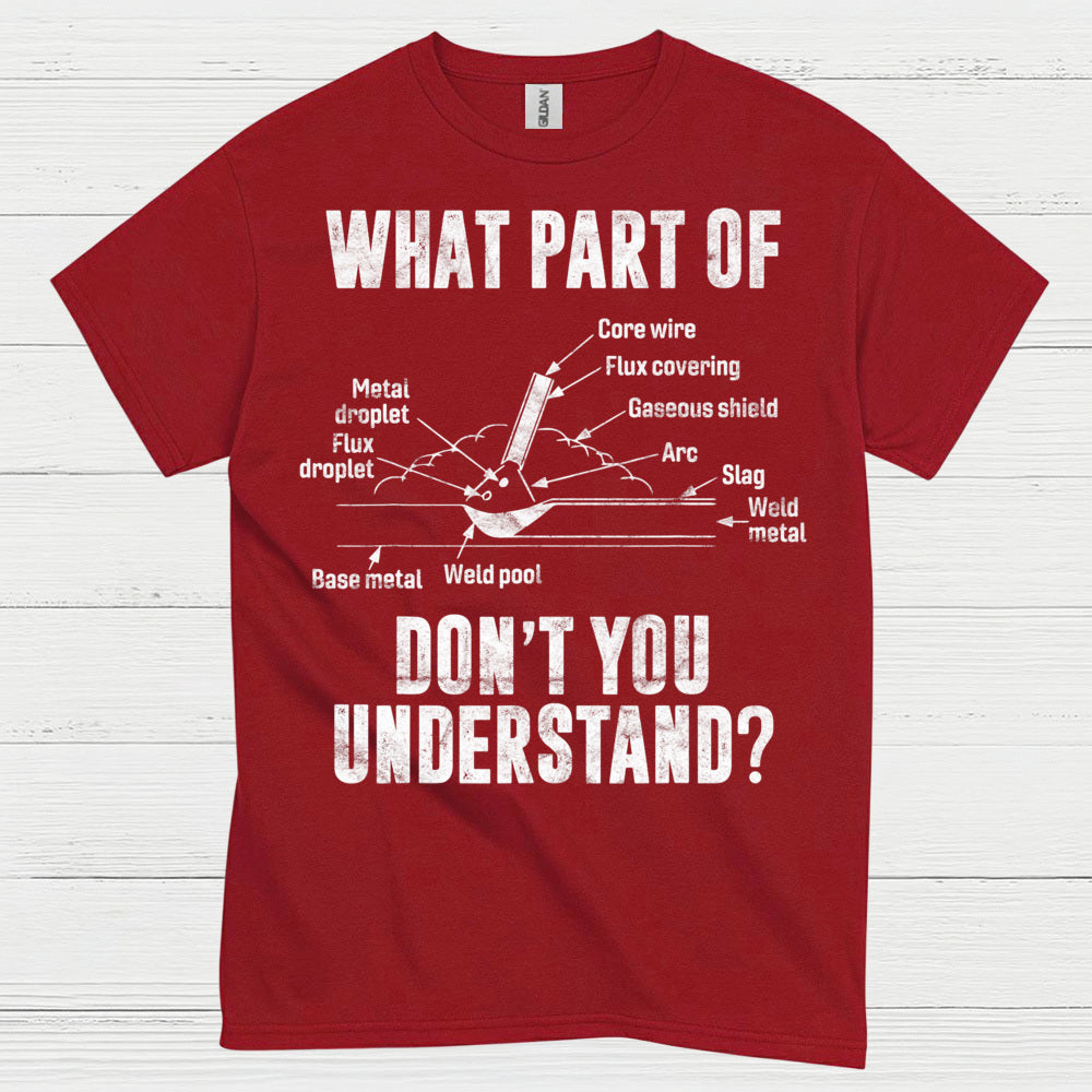 What Part Of Welding Diagram T Shirt