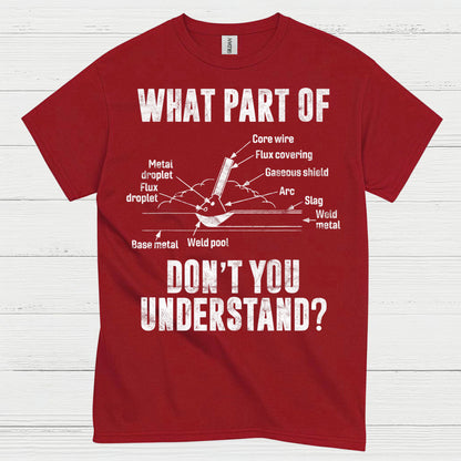 What Part Of Welding Diagram T Shirt