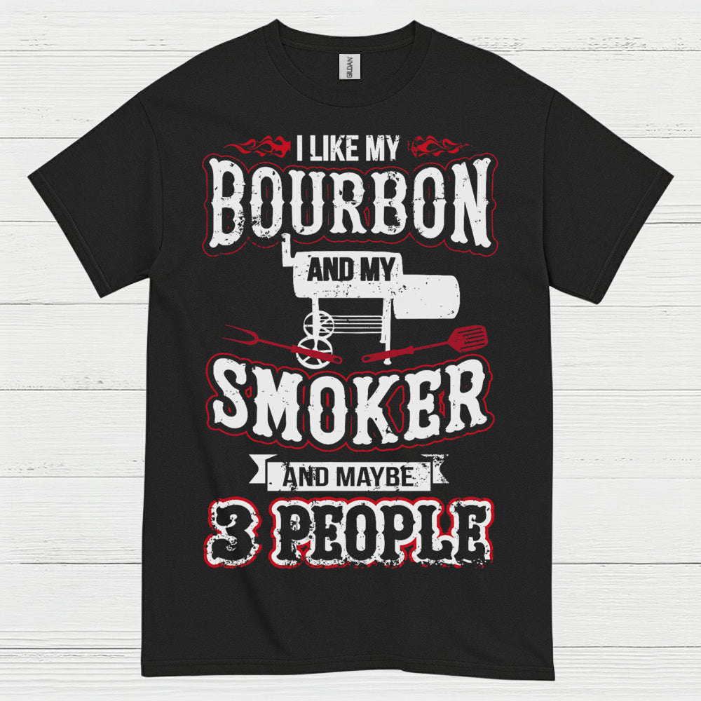 Bourbon Smoker Funny BBQ T Shirt