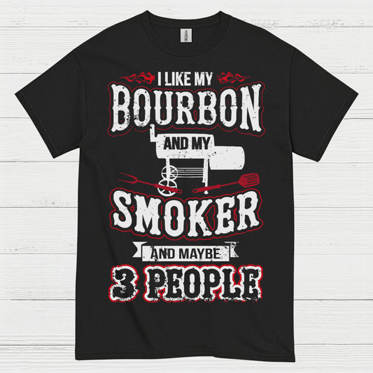 Bourbon Smoker Funny BBQ T Shirt