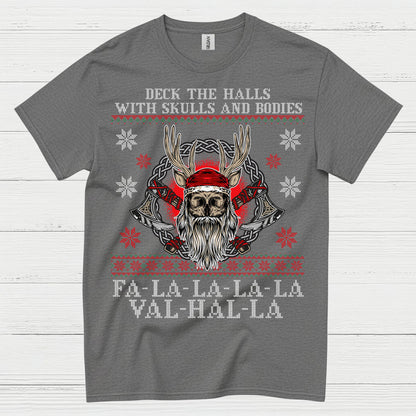 Valhalla Viking Christmas T Shirt