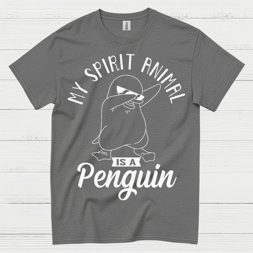 My Spirit Animal Is A Penguin Quote T Shirt