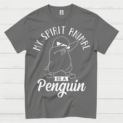 My Spirit Animal Is A Penguin Quote T Shirt