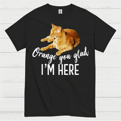Orange You Glad Im Here Cat Humor T Shirt