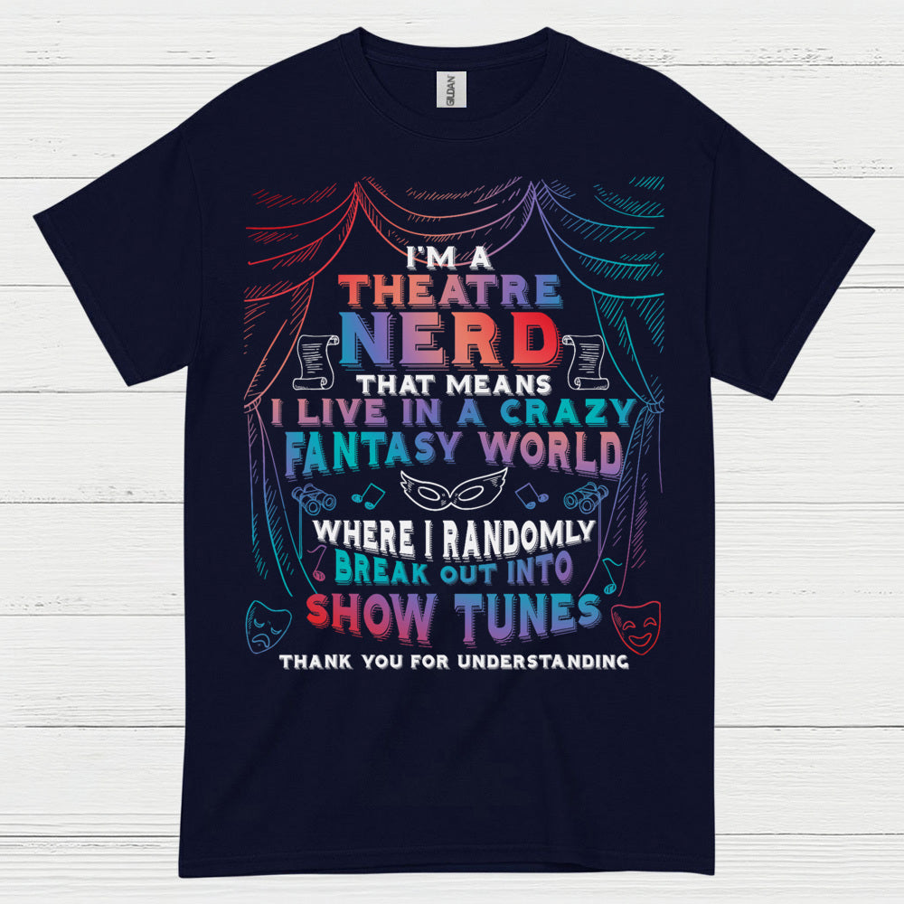 Theatre Nerd Fantasy World T Shirt