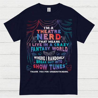 Theatre Nerd Fantasy World T Shirt