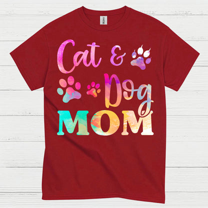Cat And Dog Mom T Shirt