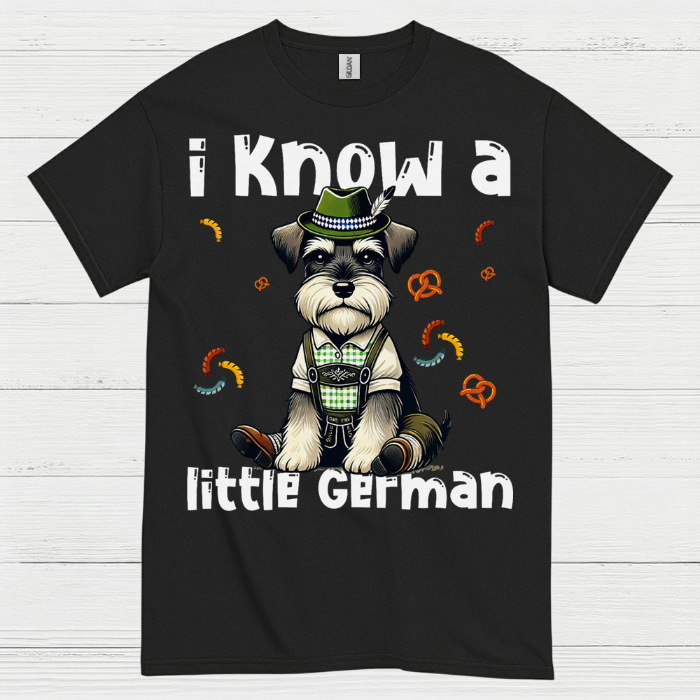 Funny Little German Schnauzer Dog T Shirt