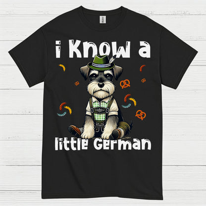 Funny Little German Schnauzer Dog T Shirt