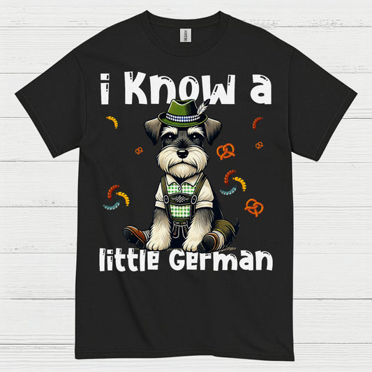 Funny Little German Schnauzer Dog T Shirt