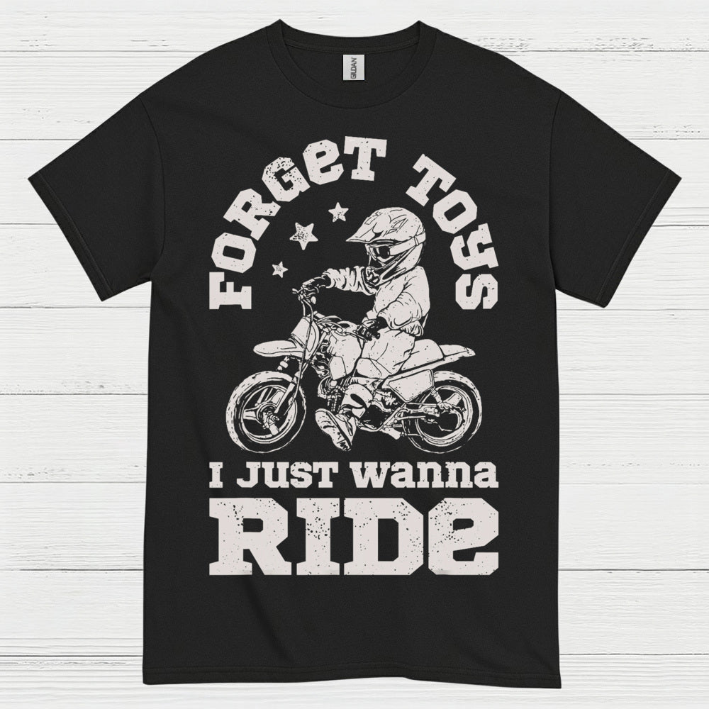 Forget This Just Wanna Ride Motocross T Shirt