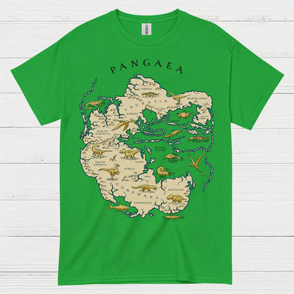 Pangaea Ancient Earth Map T Shirt