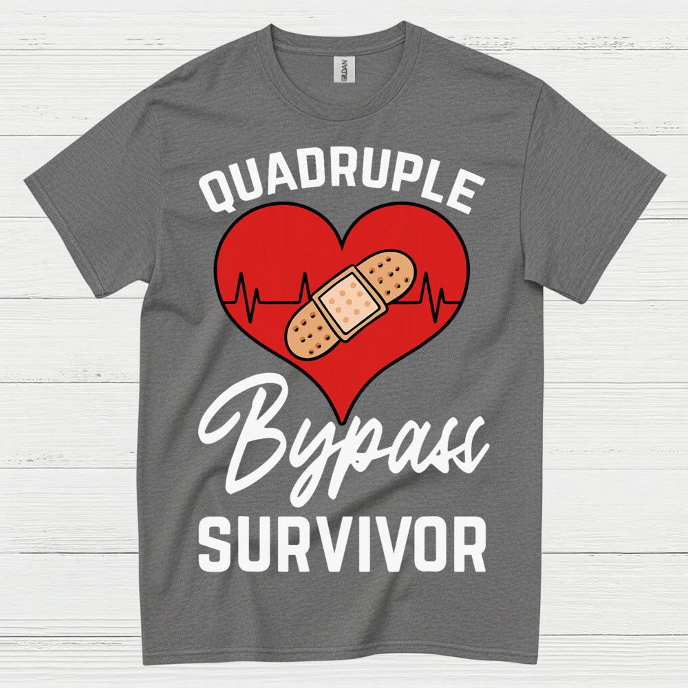 Quadruple Bypass Survivor T Shirt