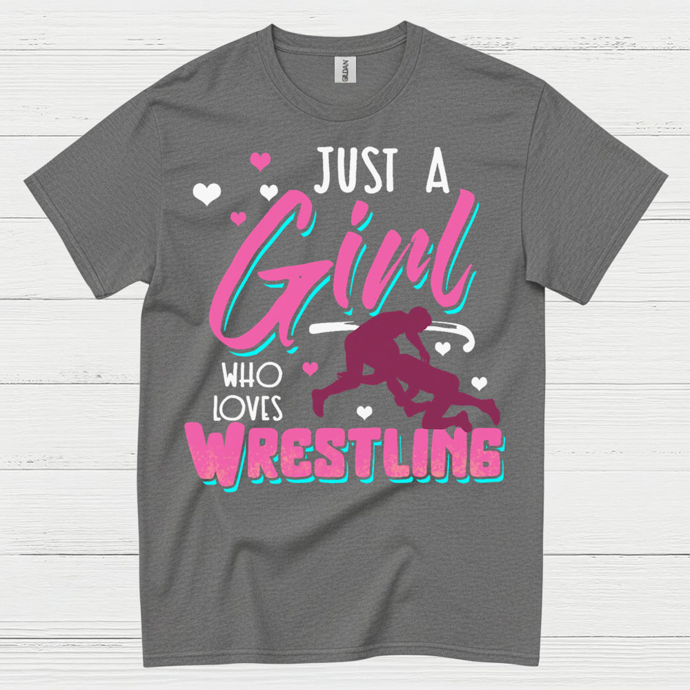 Girls Wrestling Pride Graphic T Shirt