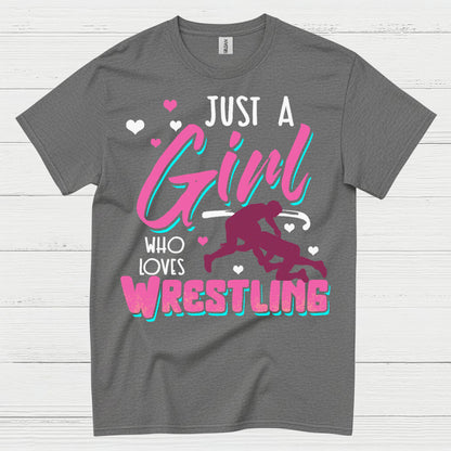 Girls Wrestling Pride Graphic T Shirt