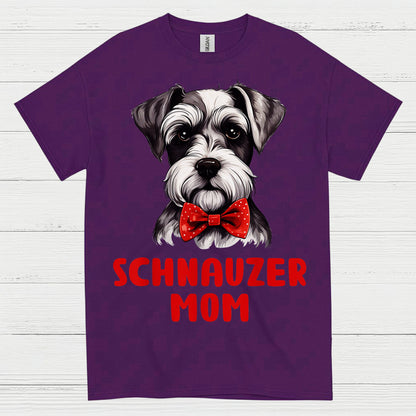 Schnauzer Mom Cute Dog Lover T Shirt