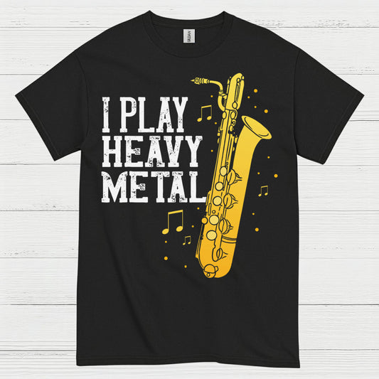 I Play Heavy Metal Saxophone T Shirt