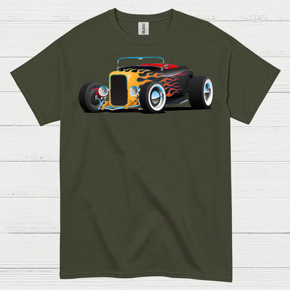 Flame Hot Rod T Shirt