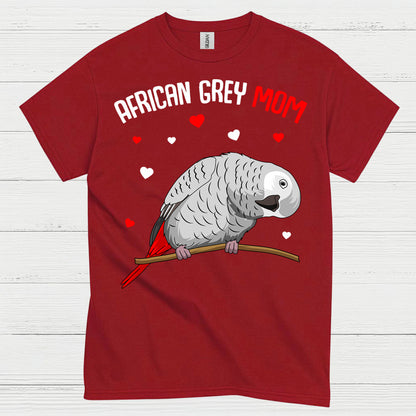 African Grey Mom T Shirt