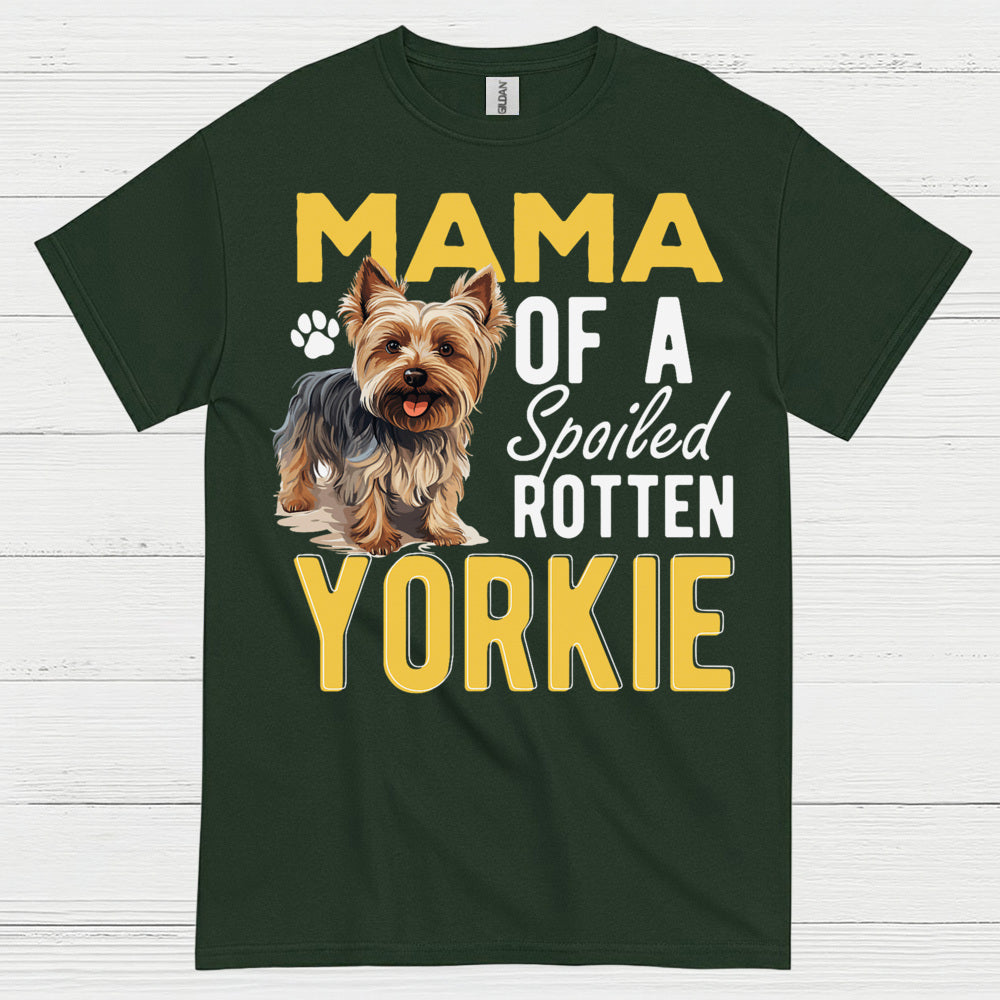 Proud Yorkie Mama Funny Dog Lover T Shirt