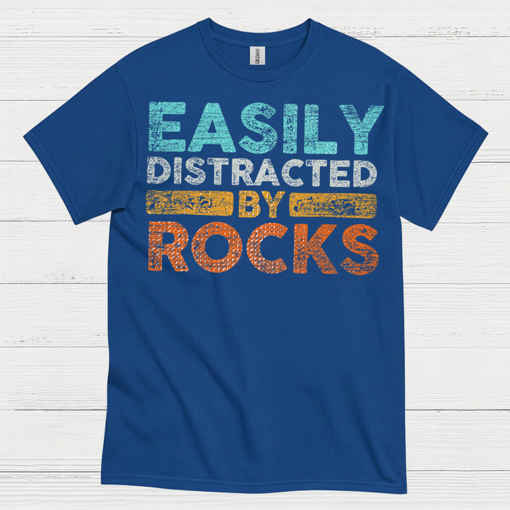Easily Distracted Rock Lover T Shirt