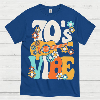 70s Vibe Retro Guitar T Shirt