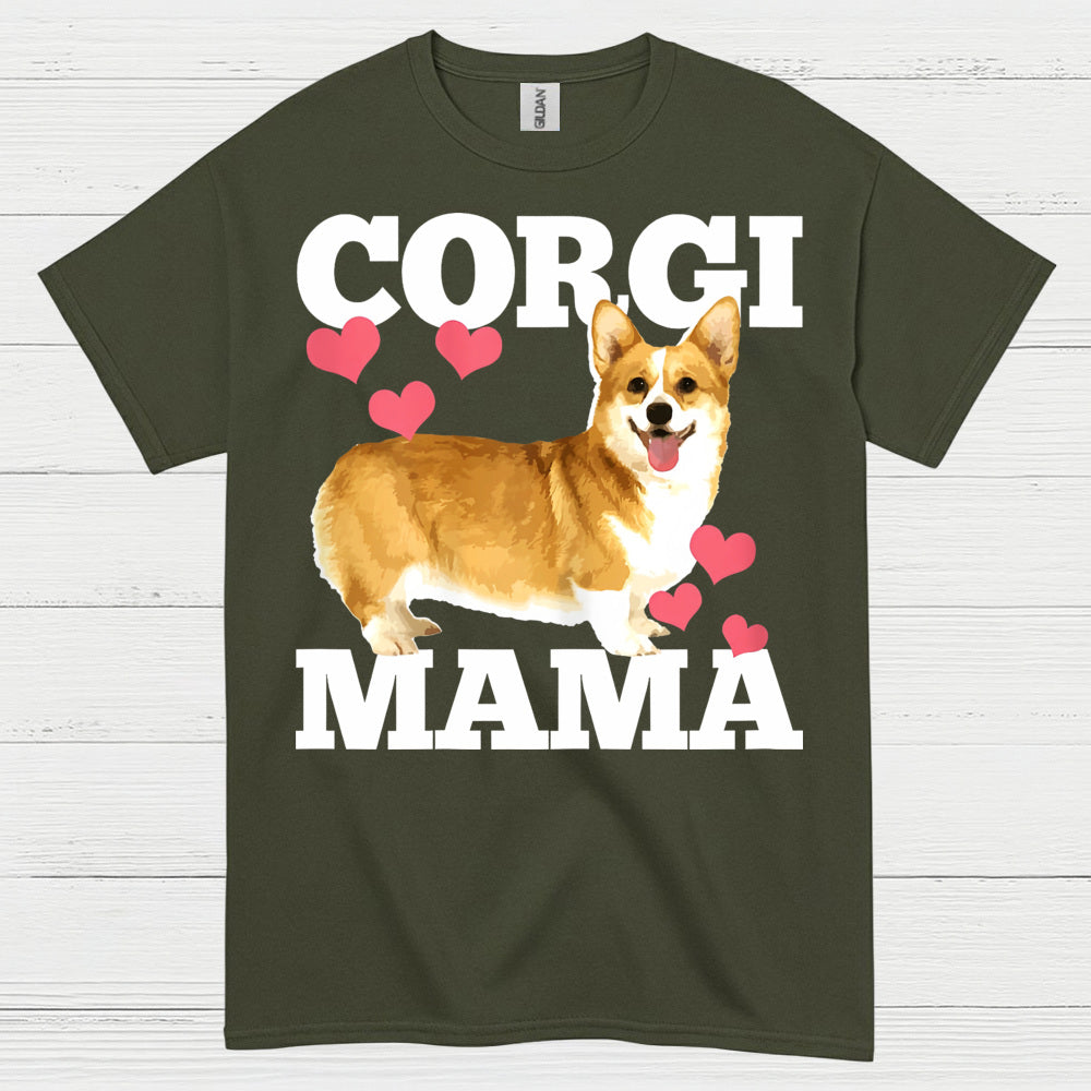 Corgi Mama Love T Shirt
