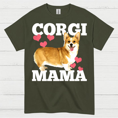 Corgi Mama Love T Shirt