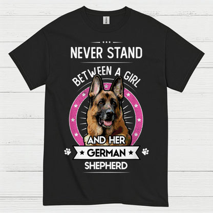 Never Stand German Shepherd T Shirt