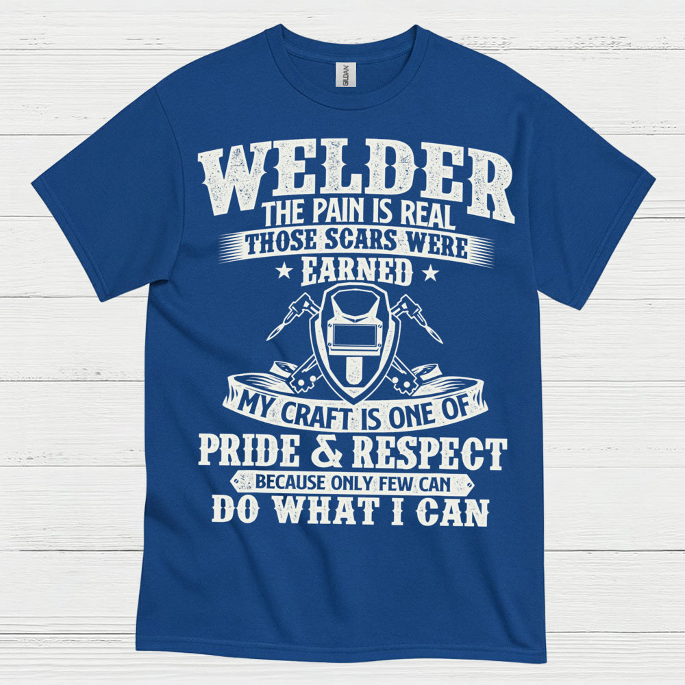 Welder Pride And Respect T Shirt