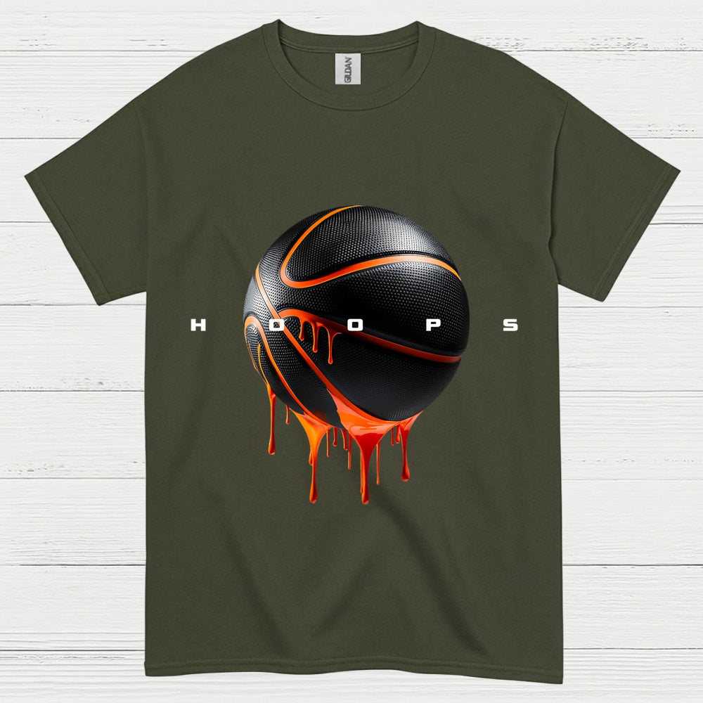 Dripping Basketball Hoops T Shirt