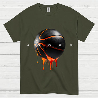 Dripping Basketball Hoops T Shirt