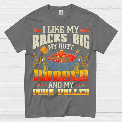 Big Racks And Pulled Pork BBQ T Shirt